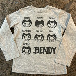 Bendy & The Ink Machine Boys Long Sleeve Top XS (5-6)